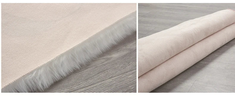 Luxury Ultra Soft Faux Sheepskin Fur Rug - HousesNice
