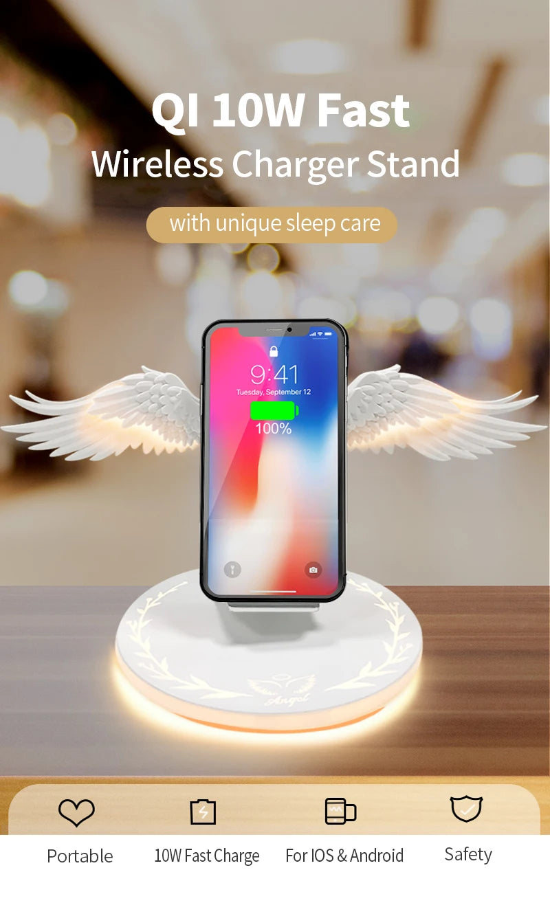 Angel Wings Phone Wireless Charger - HousesNice