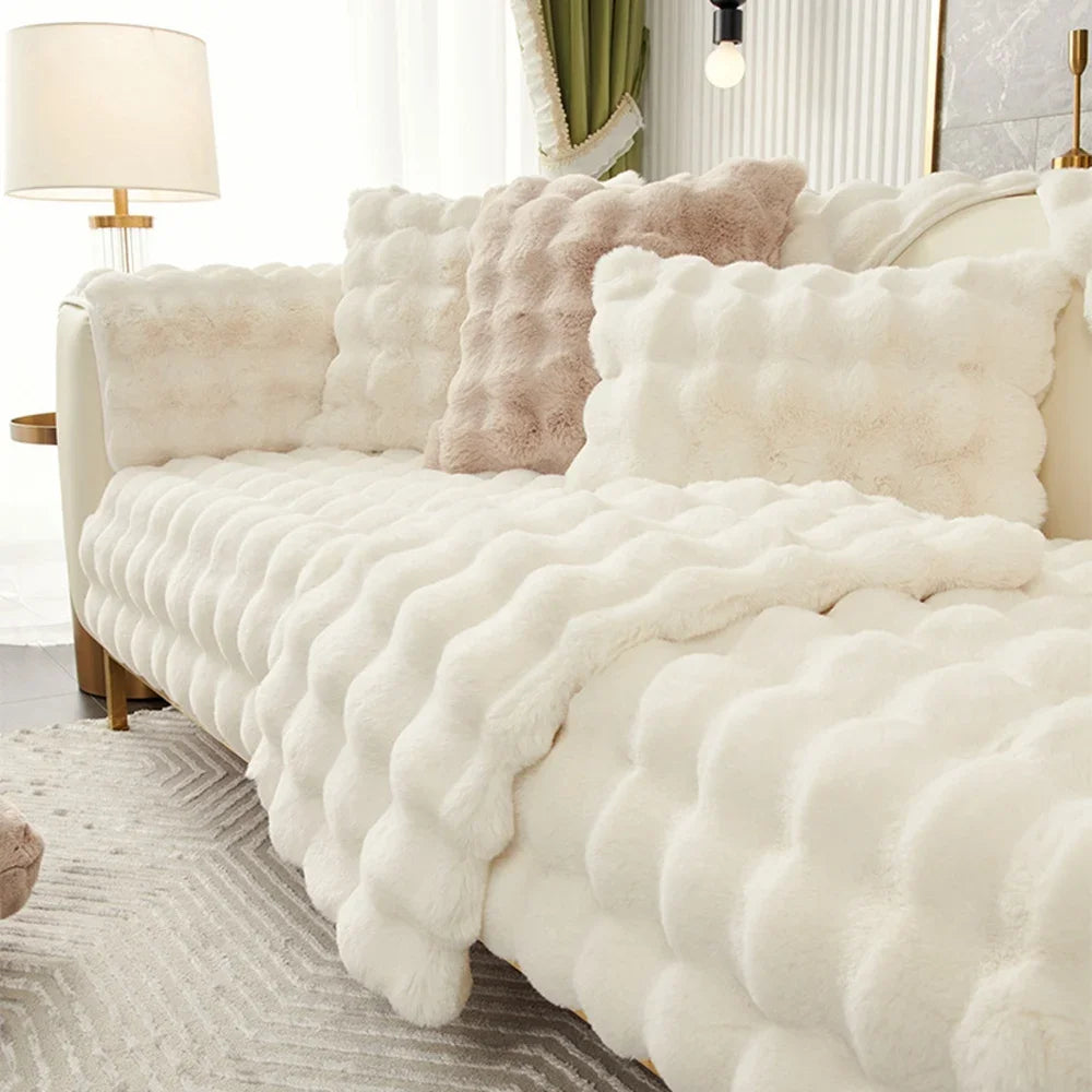 Luxury Plush Square Cushion Cover 18x18 in - HousesNice