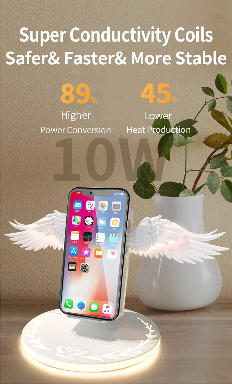 Angel Wings Phone Wireless Charger - HousesNice