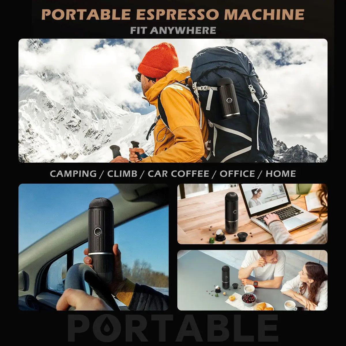 Portable Espresso Coffee Maker - HousesNice