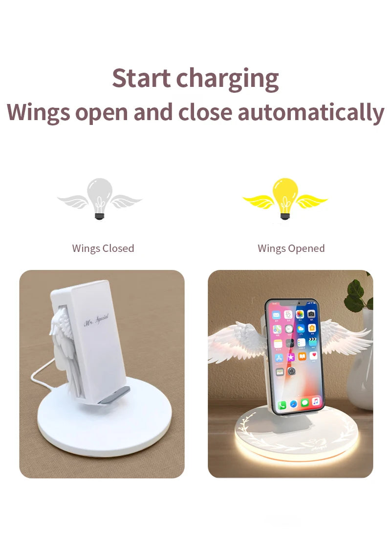 Angel Wings Phone Wireless Charger - HousesNice