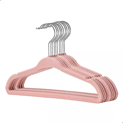 Velvet Non-Slip Clothing Hangers, 17 inches (45cm), 10pcs - HousesNice