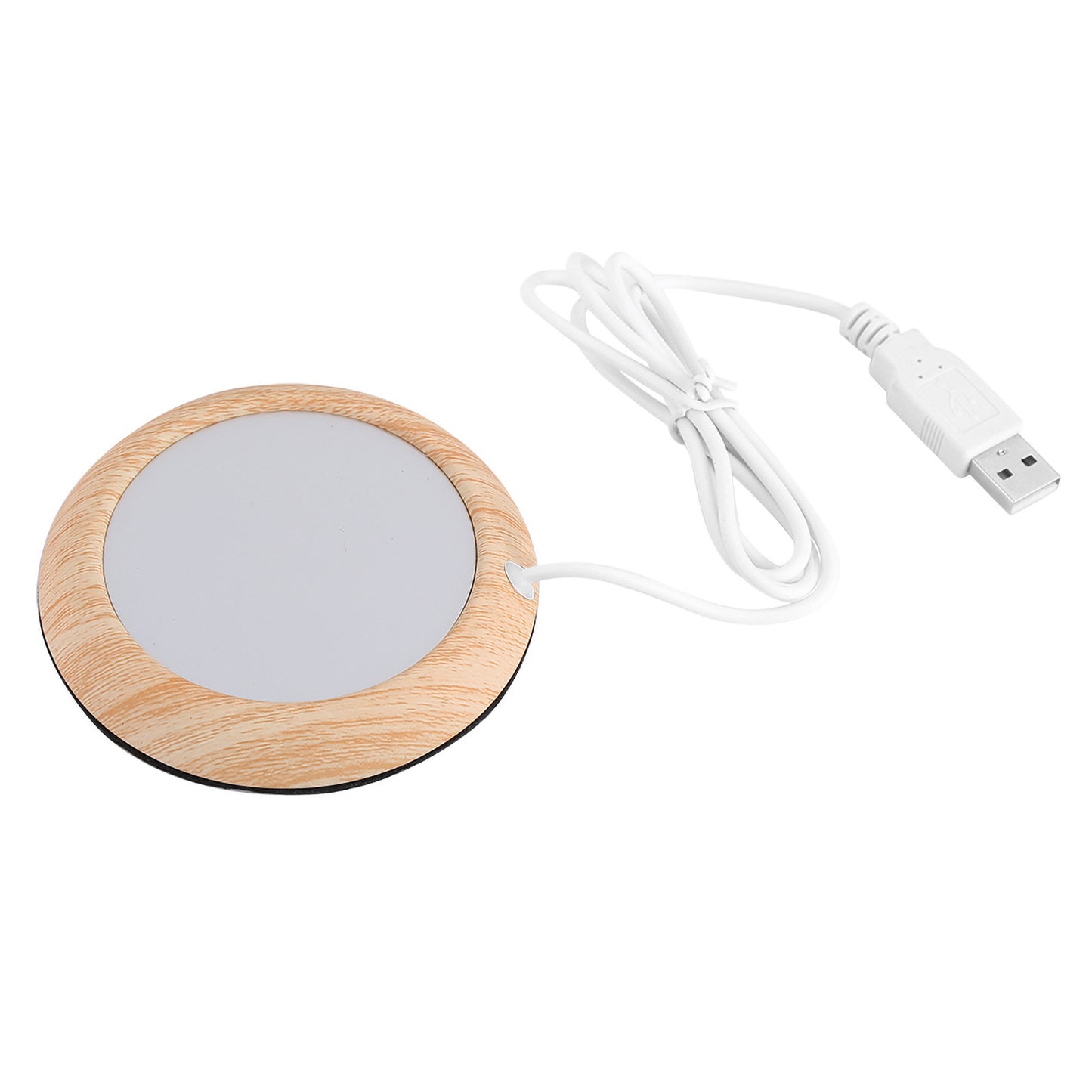 USB Wood Grain Cup Warmer - HousesNice
