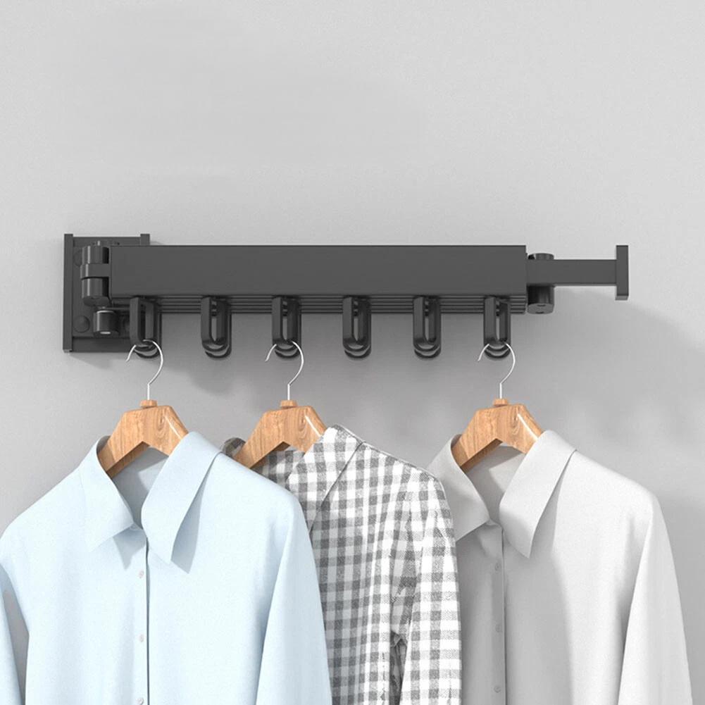 Wall mounted foldable clothes Drying Rack
