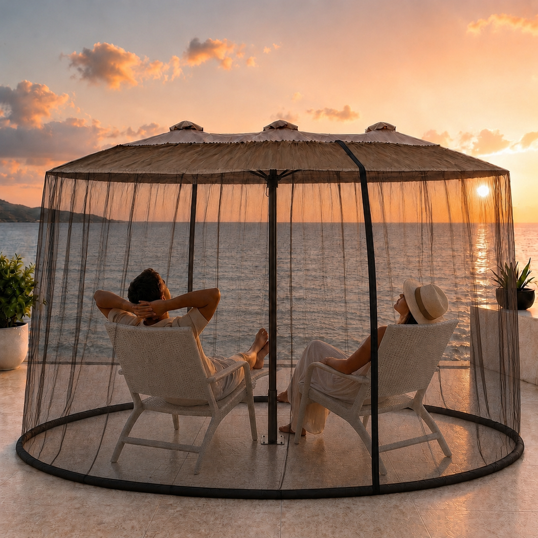 How to Choose the Right Mosquito Net for a Patio Umbrella or Gazebo