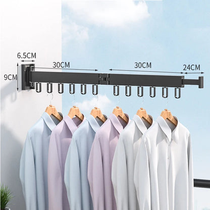 Wall mounted foldable clothes Drying Rack