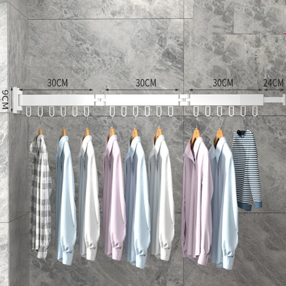 Wall mounted foldable clothes Drying Rack