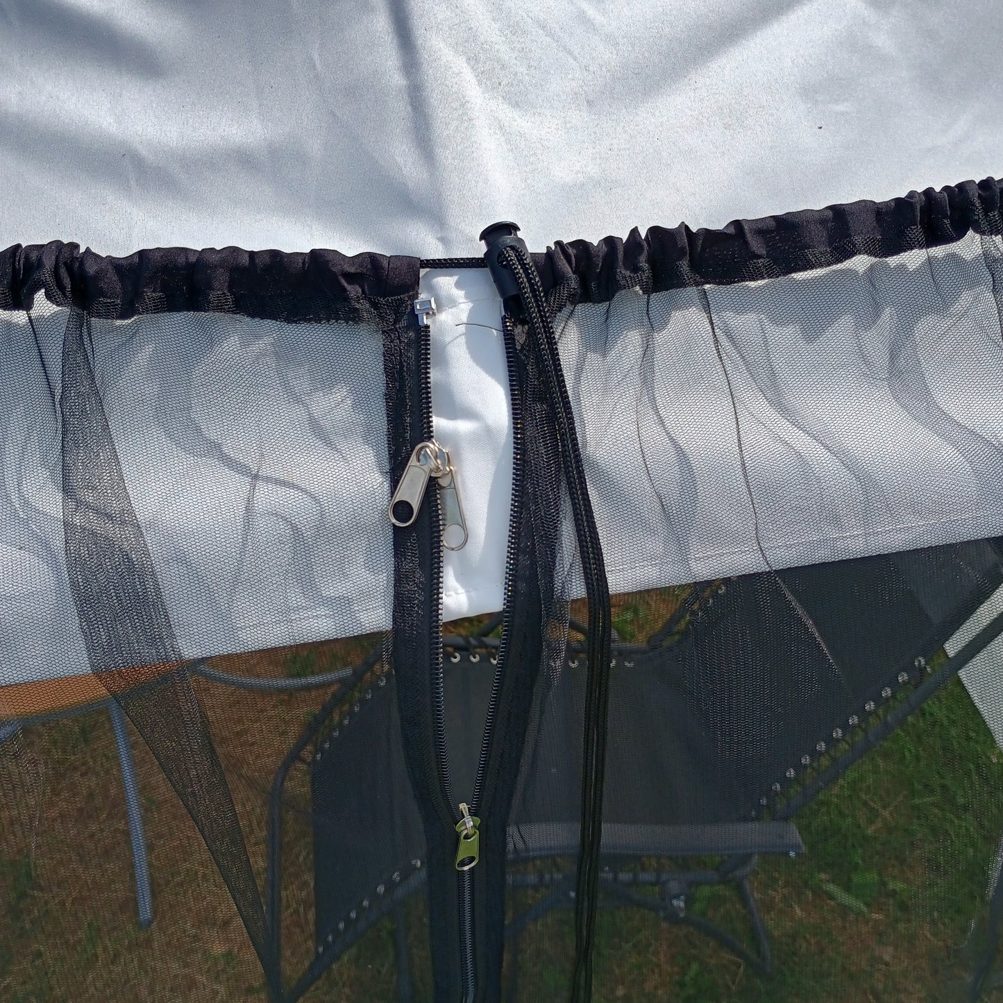 Large Mosquito Net for Gazebos and Oversized Patio Umbrellas
