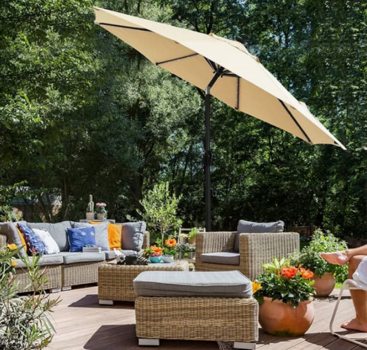 Premium Solar powered  LED Outdoor Umbrella | Garden & Patio Shade