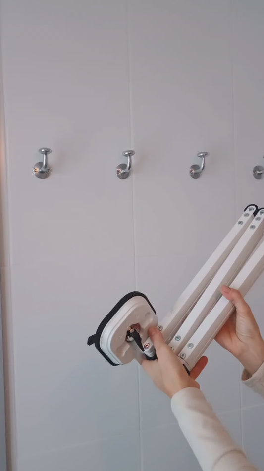 Wall mounted laundry Drying Rack No Punching foldable