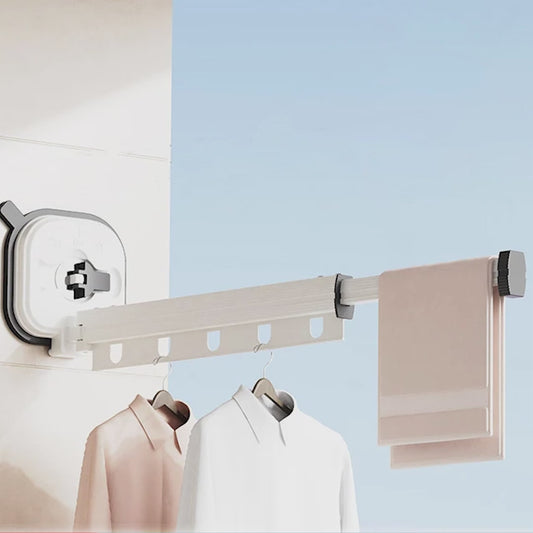 Wall mounted laundry Drying Rack No Punching foldable