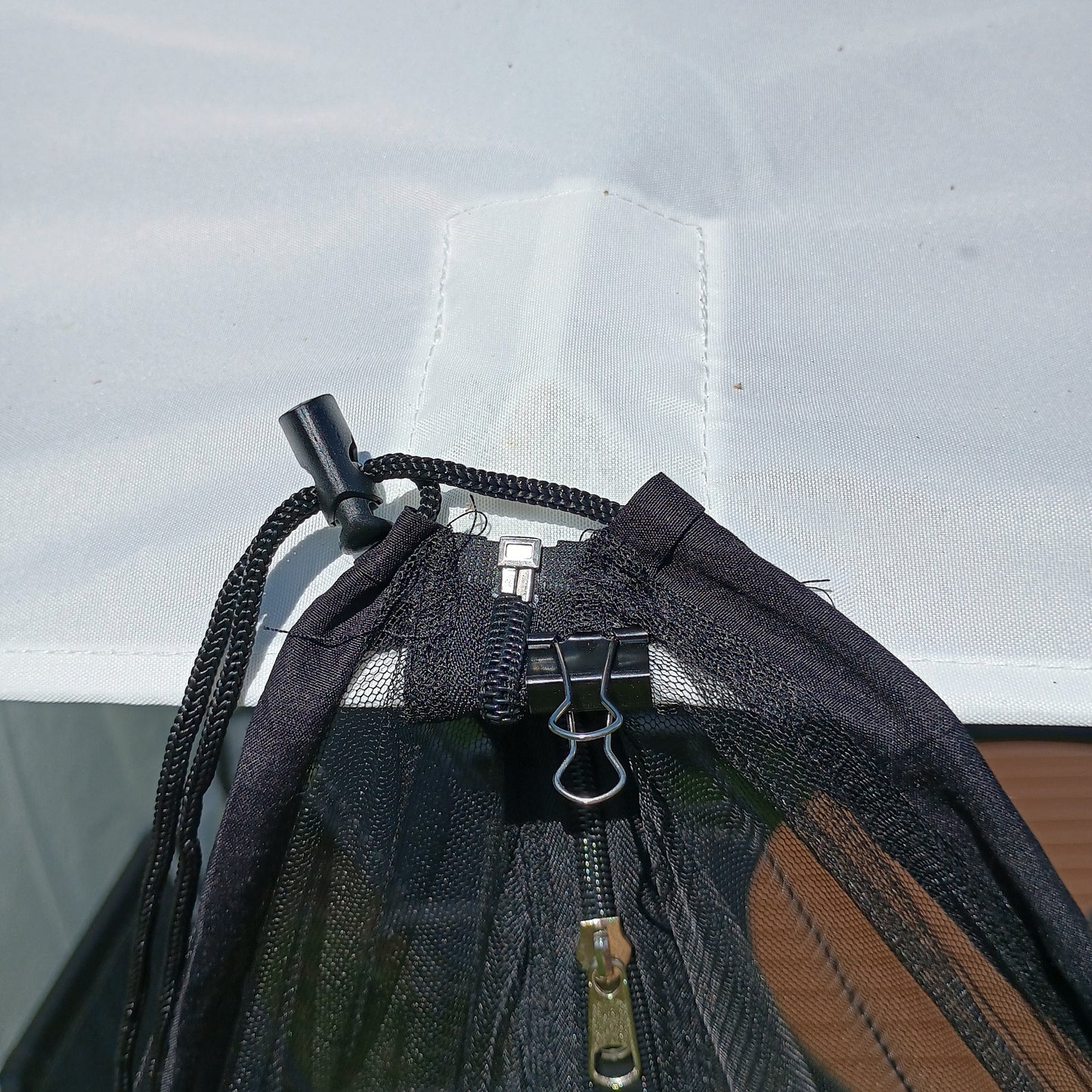 Large Mosquito Net for Gazebos and Oversized Patio Umbrellas